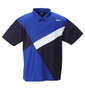 SRIXON カラーブロックプロモデル半袖シャツ ブルー