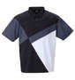 SRIXON カラーブロックプロモデル半袖シャツ ブラック: