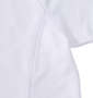 Phiten RAKUシャツSPORTSドライメッシュ半袖Tシャツ ホワイト×ブラック: サイド：表メッシュ
