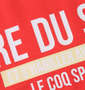 LE COQ SPORTIF サンスクリーン半袖Tシャツ リビングコーラル: プリント拡大