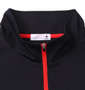 LE COQ SPORTIF エコペットハーフジップ半袖シャツ ネイビー:
