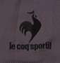 LE COQ SPORTIF エコペットハーフジップ半袖シャツ チャコール: 刺繍