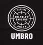 UMBRO コットンライク半袖Tシャツ ブラック: フロントプリント