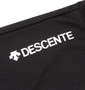 DESCENTE サンスクリーンヘザー半袖Tシャツ ブラック杢: 肩プリント