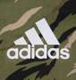 adidas カモフラ柄半袖Tシャツ カーキカモ×ブラック: プリント拡大