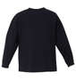 LE COQ SPORTIF ヘランカハイゲージニット長袖Tシャツ ネイビー: バックスタイル