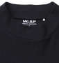 Mc.S.P オーガニックスムース起毛ハイネック長袖Tシャツ ブラック: