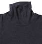 Mc.S.P オーガニックスムース起毛タートルネック長袖Tシャツ チャコール杢:
