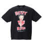BETTY BOOP バンダナドレスベティプリント半袖Tシャツ ブラック