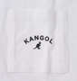 KANGOL ポケット付プリント半袖Tシャツ ホワイト: 胸ポケット・プリント