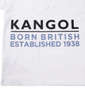 KANGOL ポケット付プリント半袖Tシャツ ホワイト: バックプリント