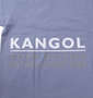 KANGOL ポケット付プリント半袖Tシャツ ブルー: バックプリント