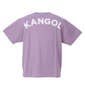 KANGOL 発泡プリント半袖Tシャツ パープル: バックスタイル