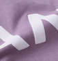 KANGOL 発泡プリント半袖Tシャツ パープル: バックプリント拡大
