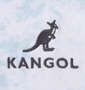 KANGOL タイダイ柄プリント半袖Tシャツ サックス: 刺繍