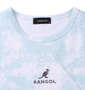 KANGOL タイダイ柄プリント半袖Tシャツ サックス: