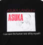 F.P.O EVANGELION ポケット付半袖Tシャツ ブラック(ASUKA):