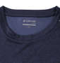 LOTTO 杢DRYメッシュ半袖Tシャツ ネイビー: