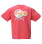 OCEAN PACIFIC プリント半袖Tシャツ ピンク: バックスタイル
