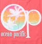 OCEAN PACIFIC プリント半袖Tシャツ ピンク: バックプリント