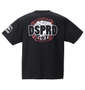 新日本プロレス エル・デスペラードイラスト半袖Tシャツ ブラック: バックスタイル
