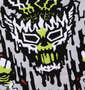 新日本プロレス エル・デスペラードイラスト半袖Tシャツ ブラック: プリント拡大