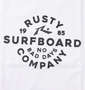 RUSTY プリントTシャツ ホワイト: フロントプリント