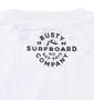 RUSTY プリントTシャツ ホワイト: バックプリント