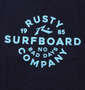 RUSTY プリントTシャツ ネイビー: フロントプリント