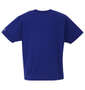 SY32 by SWEET YEARS カレッジロゴ半袖Tシャツ ブルー: バックスタイル