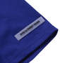 SY32 by SWEET YEARS カレッジロゴ半袖Tシャツ ブルー: 袖のラバーワッペン