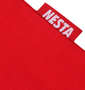 NESTA BRAND 箔プリント長袖Tシャツ レッド: 裾ピスネーム