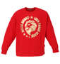 NESTA BRAND 箔プリント長袖Tシャツ レッド: