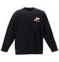 PINK PANTHER×FLAGSTAFF ピンクパンサー長袖Tシャツ ブラック: フロントスタイル