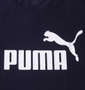 PUMA エッセンシャルロゴ半袖Tシャツ ピーコート: フロントプリント