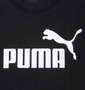 PUMA エッセンシャルロゴ半袖Tシャツ プーマブラック: フロントプリント