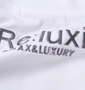 Re:luxi クロスロゴ半袖Tシャツ ホワイト: バックプリント拡大