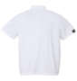 adidas golf アディダスロゴモノグラムプリント半袖B.Dシャツ ホワイト: バックスタイル