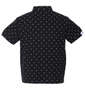 adidas golf アディダスロゴモノグラムプリント半袖B.Dシャツ ブラック: バックスタイル