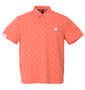 adidas golf アディダスロゴモノグラムプリント半袖B.Dシャツ コーラルフュージョン: