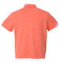 adidas golf アディダスロゴモノグラムプリント半袖B.Dシャツ コーラルフュージョン: バックスタイル