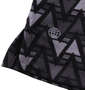adidas golf マルチカラープリント半袖B.Dシャツ ブラック: サイドスリット・プリント