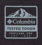 Columbia テックトレイルフロントグラフィックショートスリーブTシャツ ブラックヘザー: プリント