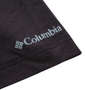 Columbia テックトレイルフロントグラフィックショートスリーブTシャツ ブラックヘザー: 袖プリント