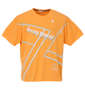 LE COQ SPORTIF 杢スムースグラフィックプラクティス半袖Tシャツ オレンジ:
