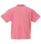 LE COQ SPORTIF ヘランカSUNSCREEN鹿の子半袖ポロシャツ ピンク: バックスタイル