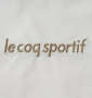 LE COQ SPORTIF ヘランカSUNSCREEN鹿の子切替半袖ポロシャツ ベージュ×ブラック: 刺繍