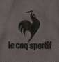 LE COQ SPORTIF エコペットハーフジップ半袖シャツ チャコール: 刺繍