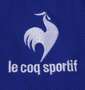 LE COQ SPORTIF エコペットハーフジップ半袖シャツ セーヌブルー: 刺繍