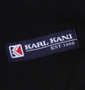 KARL KANI 天竺半袖Tシャツ ブラック: 左裾のピスネーム
